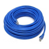 Cabo De Rede Para Internet Lan 20 Metros Cat5 Azul Novo Top