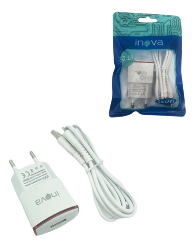 20 Carregador Inova V8 2.1a Car-8112 +1usb Atacado