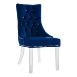 Armen Living Silla De Comedor, Azul