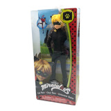 Muñeco Bandai 2016 Miraculous Ladybug Cat Noir 30cm  