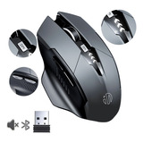 Mouse Inalámbrico Bluetooth Recargable Ergonomía 2.4g 3modos