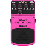Pedal De Efeito Behringer Heavy Distortion Hd300 P/ Guitarra