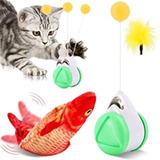 Figoal Coche De Equilibrio Para Gatos Con Peces En Movimi