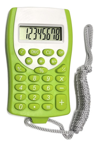 Mini Calculadora Bolso Escola Office Pequena 08 Dígitos Top