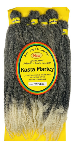 Cabelo Rasta Marley Fibra Orgânica Kanekalon 360 Gramas 60cm