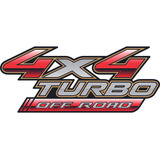 Sticker, Adhesivo Lateral 4x4 Turbo Off Road 