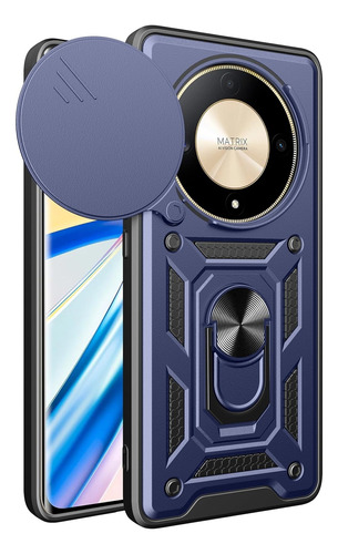 Funda Protector Para Honor Magic6 Lite Uso Rudo Con Anillo 