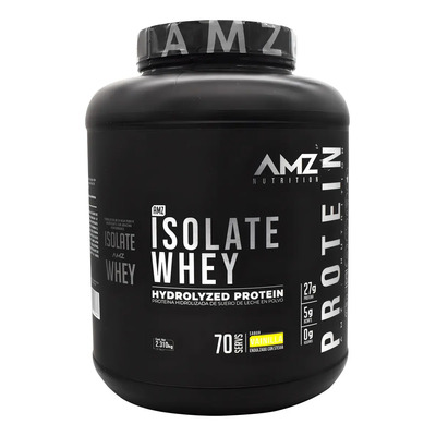 Amz Proteina Isolate Whey 5lbs \u002F 2.310kg \u002F 70 Porciones Sabor Vainilla | Meses sin interés