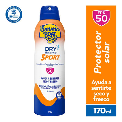 Protector Solar Banana Boat Dry Balance Sport 50+FPS Spray | MercadoLibre
