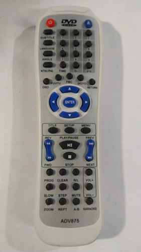 Control Remoto Avd 875 Audiologic