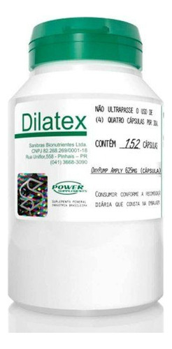 Dilatex 152 Caps Power Supplements Vasodilatação Extrema