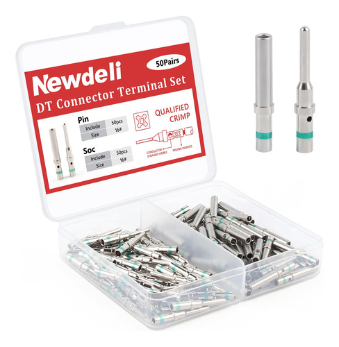 Newdeli Kit De Conectores De Pines Deutsch De 50 Pares De Co