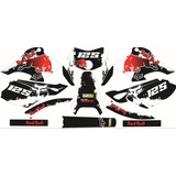 Kit De  Vinil Dm200 Sport Red-negro 2