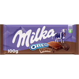 Chocolate Milka Con Galleta Oreo Y Textura De Brownie 100g