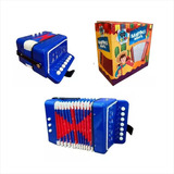 Mini Acordeon Brinquedo Sanfona 10 Teclas E 7 Notas