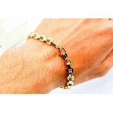 Esclava Brazalete En Oro Solido 10k Italy Pulsera Hombres