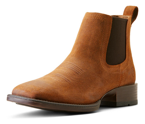 Bota Vaquera Ariat Booker Ultra Ante Marrón De Hombre