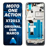 Modulo Moto One Action Con Marco Motorola Xt2013 Original