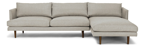 Sofa Living  Seccional Modelo Roma Gris / Nghome