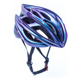 Casco Bicicleta Cigna Tornasol Purple/blue Mtb Y Ruta Adulto