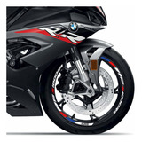 Stickers Cintas Reflejantes Para Rin De Moto Bmw S1000 Vinil