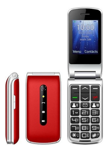 Telefono Celular Senior Rojo/azul Vismov V909t / Nexstore