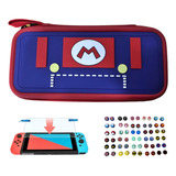 Estuche Nintendo Switch Edicion Vestido Mario+ Vidrio+2grips