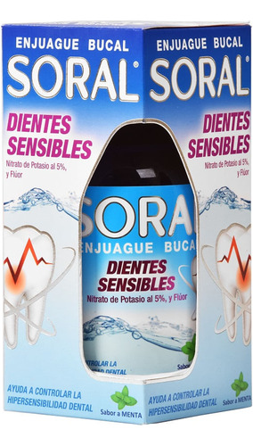 Enjuague Bucal Soral-f Dientes Sensibles X 240ml