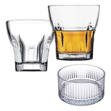 Set X 3 Vaso Whisky Tragos Vidrio Copetinero Pasahance