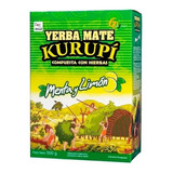 Yerba Mate Kurupi Paraguaya Menta Y Limón 500 Gr Original