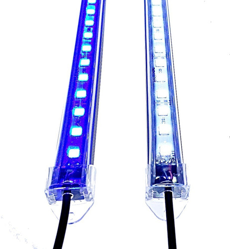 Luminária Aquanano Led Azul Branco 100cm P/ Aquário 