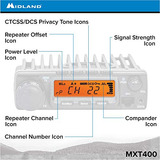 Midland Consumer Radio Mxt400 Micro Mobile 40 W Mobile Gmrs 