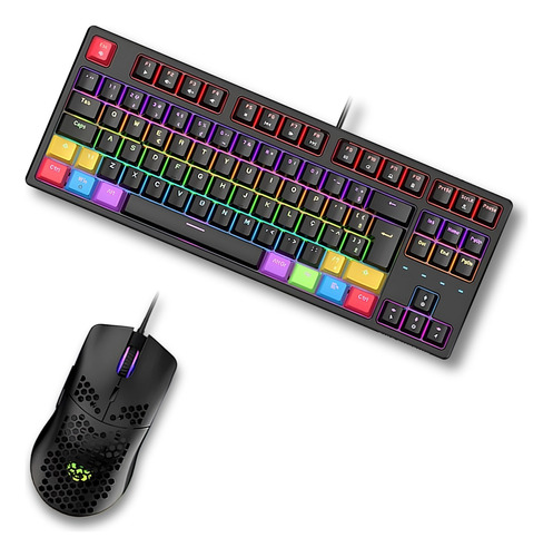 Kit Gamer Teclado E Mouse Fire Phoenix Bk-05