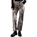 Pantalon Mujer Jean Print St Marie Boot Cut