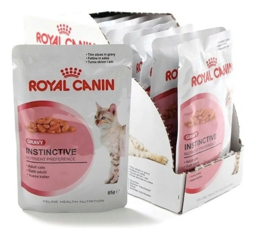 Mars Petcare Royal Canin Feline Health Nutrition Instinctive Gravy Alimento Para Gato Adulto Sabor Mix En Sobre De 85g
