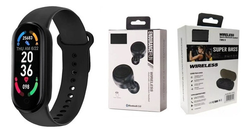 Reloj Smart Watch M6 Smartband Con Auriculares Bluetooth 