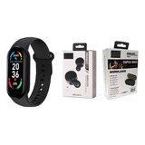Reloj Smart Watch M6 Smartband Con Auriculares Bluetooth 