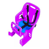 Asiento Trasero Bicicleta Para Bebes Silla Bicicleta Niños Color Morado