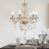 Candelabros De Cristal, 6 Colgantes Clsicos De Coac, Lmparas