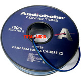 Rollo De Cable Para Bocina Audiobahn  Calibre 22 100m Asc22r