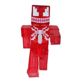 Figura Juguete Muñeco Minecraft Skin Simbionte Venom Carnaje