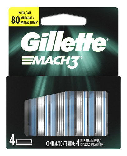 Repuestos Para Afeitar Gillette Mach3 4 U