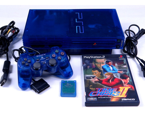 Consola Playstation 2 Ocean Blue 