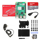 Kit Completo Raspberry Pi 5 8gb Gabinete Metalico 256gb Fan