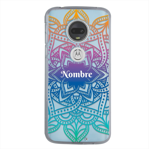 Funda Motorola Mandalas Personalizada Con Tu Nombre