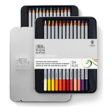 Lapices Profesionales Winsor & Newton En Lata X 24 Colores