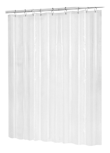 Cortina De Ducha Impermeable De Plástico Peva, 180 Cm X 180