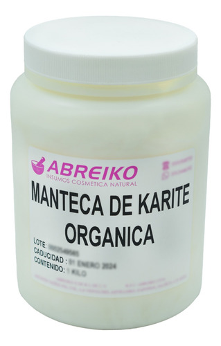 Manteca De Karite Organica 1 Kilo