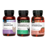 Plan Veggie: Magnesio + Vitamina B12 + Vitamina D3 Natier