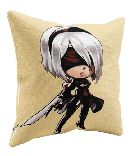 Nier 2b Yorha Automata Anime Cojin Personalizado